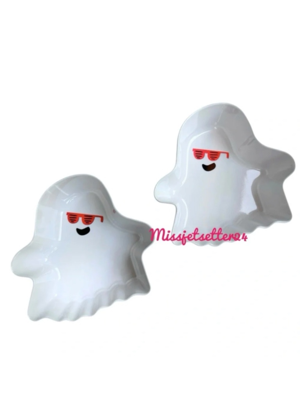 NWT Set of 2 Hyde and Eek Halloween Ghost Bowls